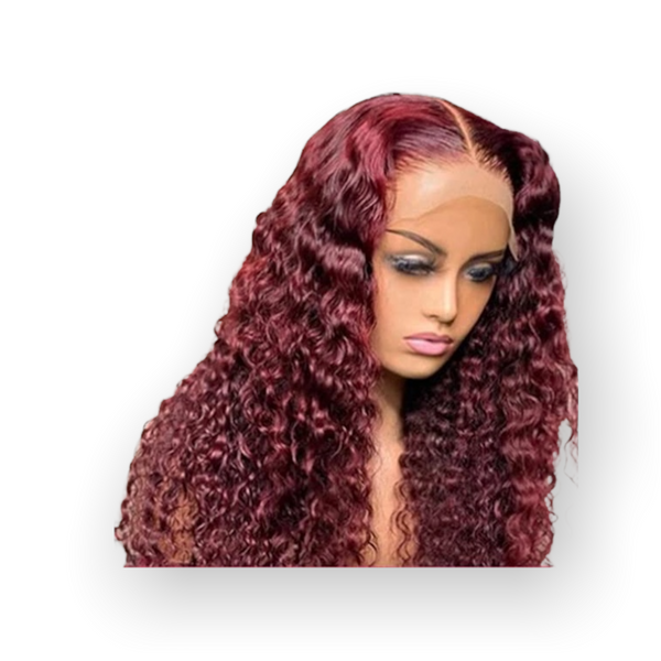 99j Curly Transparent Lace Front Wig